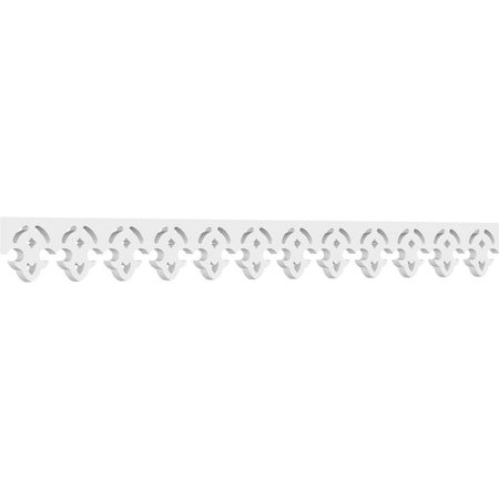Ekena Millwork Madison Architectural Grade PVC Running Trim, 4"H x 5/8"P x 48"L RUNP04X0625X48MAD